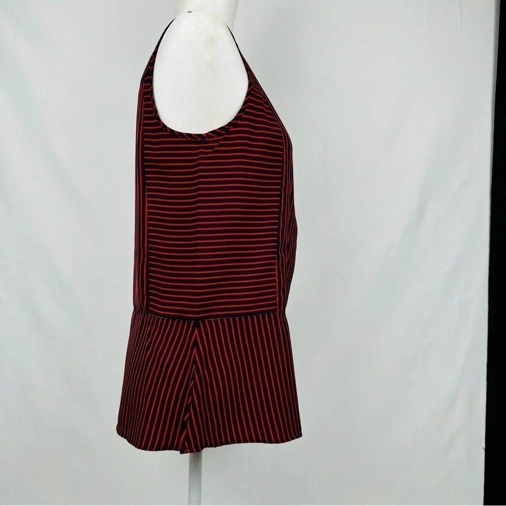Tommy Hilfiger - Red and Blue - Sleeveless Button up Blouse Size:  S/P - Picture 2 of 10